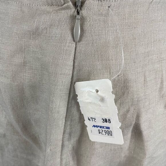 NWT Vintage Laura Leigh Ltd. Linen Top and Matching Skirt Size 10 - Picture 13 of 14
